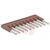 Phoenix Contact - 3030158 - Cross connections in the terminal center. Red 10 Plug-In Bridge Bridge|70169216 | ChuangWei Electronics
