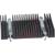 Wakefield - 518-95AB - 2.2C/W 11W 8 Fin Veritcal Half Brick Heatsink|70236709 | ChuangWei Electronics