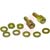TE Connectivity - 5205817-1 - Yellow Chromate 4-40 Thread AMPLIMITE Female Screw Lock w/Lockwasher and Hex Nut|70043050 | ChuangWei Electronics
