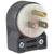 Hubbell Wiring Device-Kellems - HBL5266CA - Brass Brass Nylon 0.325 to 0.655 in. Black 125 V 15 A Electrical Plug|70116146 | ChuangWei Electronics