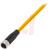 Balluff - BCC0AUM - PVC 5m 3 cond. M8 Female to Cut-end; Yellow Cordset|70375596 | ChuangWei Electronics
