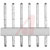 TE Connectivity - 640454-6 - 0.100 in. Copper Alloy Tin Polyester 250 VAC 6 MTA-100 Header, Polarized|70083639 | ChuangWei Electronics