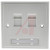 RS Pro - 2622258 - With UTP Shield Type Cat5e 2 Way RJ45 Face Plate|70642452 | ChuangWei Electronics