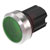 EAO - 45-2T07.30H0.000 - 22.5mm Green LED Front Face Illum Trans Clear Sandgrey Metal Actuator Indicator|70734714 | ChuangWei Electronics