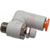 SMC Corporation - AS2301F-N01-07S - w/Sealant 1/8-in NPT Port Meter-Out w/Fitting Universal Speed Control|70328088 | ChuangWei Electronics