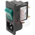 Schurter - 6135.0141.0210 - ILLUMINATED SWITCH 2 PROTECTED 2 POLE POWER ENTRY MODULES WITHOUT LINE FILTER|70080590 | ChuangWei Electronics