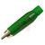 Amphenol Audio - ACPR-GRN - Gold plated contacts Coloured shell Diecast shell RCA Plug|70400420 | ChuangWei Electronics