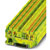 Phoenix Contact - 3209594 - 5.2mm W Green-Yellow 26-12 AWG Push-In Conn Ground DIN Rail Term Blk Conn|70170234 | ChuangWei Electronics