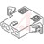 Molex Incorporated - 50-29-1758 - STANDARD .062" Series 3.68mm Pitch 4 Way 1 Row Female Straight PCB Housing 1625|70191247 | ChuangWei Electronics