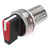 EAO - 45-280S.2C20.003 - red 2x45 Grad (V-Pos) Short handle Selector actuator; 3 Pos.; spr return L/R|70734462 | ChuangWei Electronics